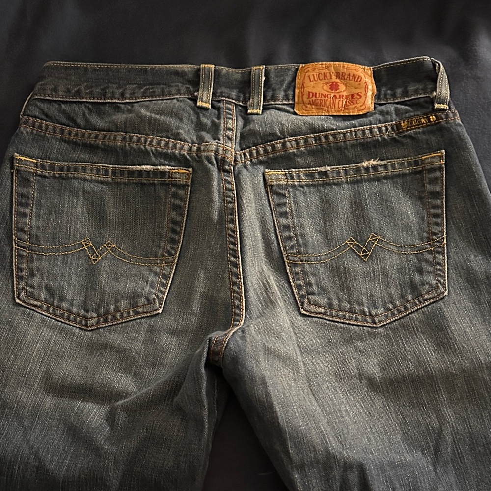 Lucky Brand Dark Blue Straight Leg Jeans - Picture 8 of 13